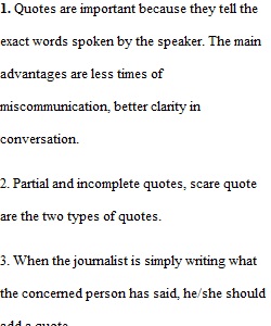 Quote Attribution Readings Response
